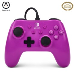 Nintendo Switch Oyun Kolu Kablolu Lisanslı Grape Purple - Thumbnail