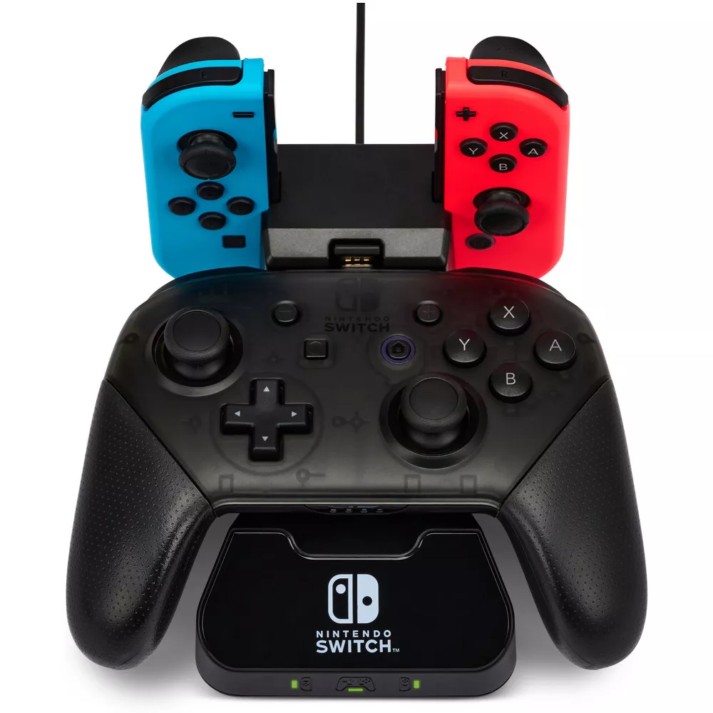 Nintendo Switch Pro Controller Joycon Şarj İstasyonu Dock Lisanslı - Thumbnail