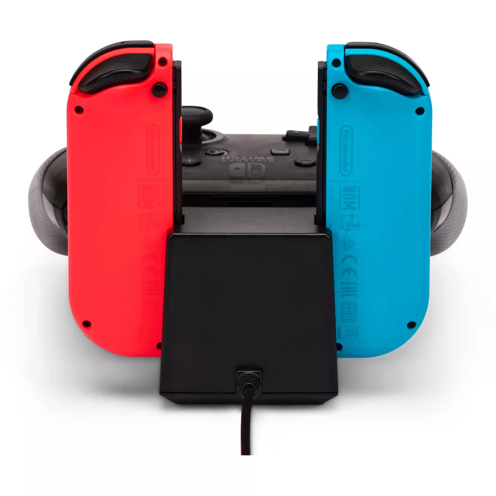 Nintendo Switch Pro Controller Joycon Şarj İstasyonu Dock Lisanslı - Thumbnail