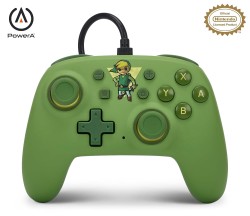 Nintendo Switch Uyumlu Kablolu Nano Oyun Kolu Toon Link Edition - Thumbnail