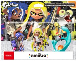 Nintendo Switch Splatoon Amiibo 3 in 1 Pack - Thumbnail