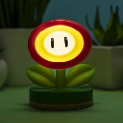 Paladone Super Mario Fire Flower Icon Lamba Işık Light Ateş Çiçeği Ikon Lambası - Thumbnail