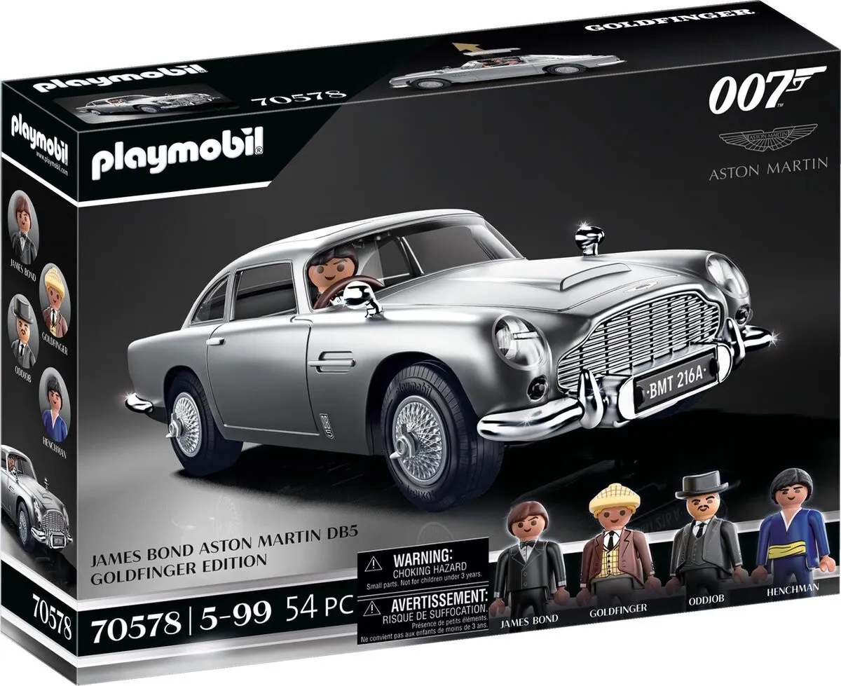 PLAYMOBIL JAMES BOND ASTON MARTIN DB5 GOLDFINGER EDITION - Thumbnail