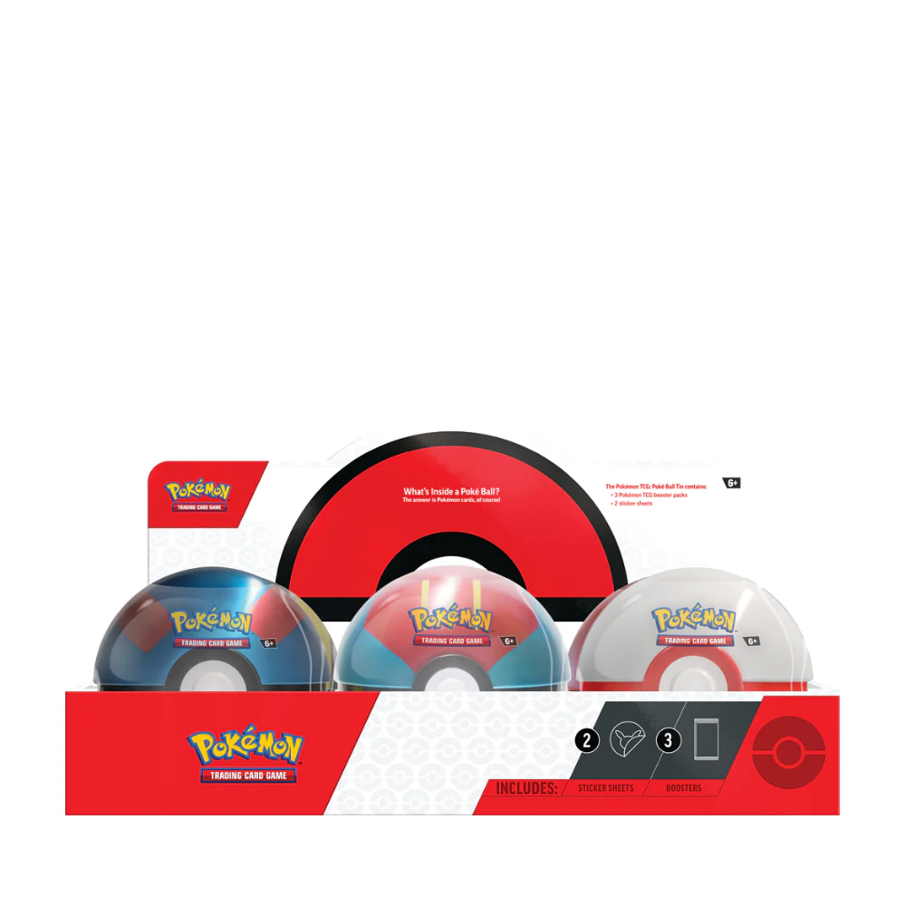 Pokemon Trading Card Game Pokeball Tin 2024 - Thumbnail