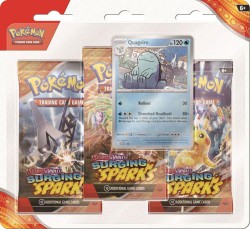 Pokemon Trading Card Game Scarlet Violet Surging Sparks 3 Booster Blister - Thumbnail