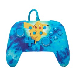 PowerA Nintendo Switch Enhanced Wired Controller Tie Dye Pikachu - Thumbnail