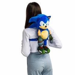 Sonic 30 cm Peluş Figür Sırt Çantası - Thumbnail