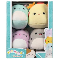 Squishmallows Micromallows 4lü Paket Tex the Taco - Thumbnail