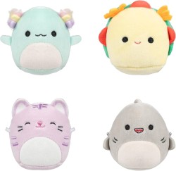 Squishmallows Micromallows 4lü Paket Tex the Taco - Thumbnail