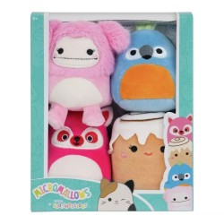 Squishmallows Micromallows 4lü Peluş Paket Brina Bigfoot - Thumbnail