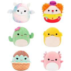 Squishmallows Micromallows 6lı Peluş Paket Archie the Axolotl - Thumbnail