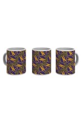 Wednesday Nevermore Pattern Sublimaticmation Mug - Thumbnail